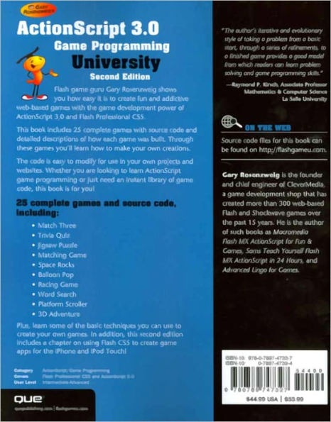 ActionScript 3.0 Game Programming University