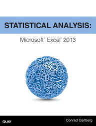 Title: Statistical Analysis: Microsoft Excel 2013, Author: Conrad Carlberg