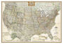 National Geographic: United States Executive Wall Map - Laminated (43.5 x 30.5 inches)