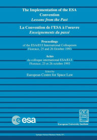 Title: La convention de l'ESA à l'oeuvre, Author: Springer Netherlands