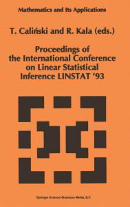 Title: LINSTAT '93: Proceedings of the International Conference on Linear Statistical Inference, Author: T. Calinski