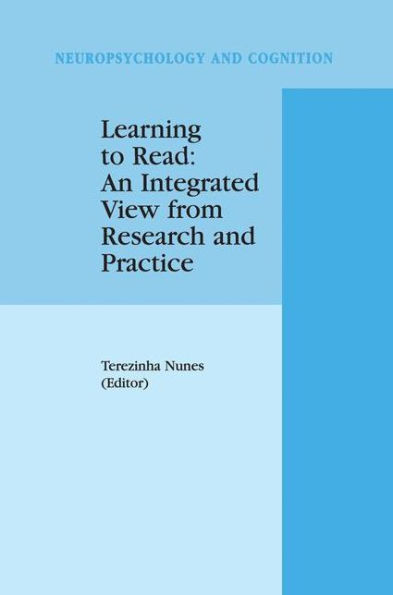 Learning to Read: An Integrated View from Research and Practice / Edition 1
