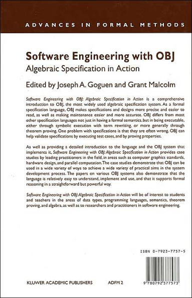 Software Engineering with OBJ: Algebraic Specification in Action / Edition 1