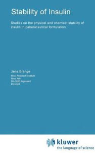 Title: Stability of Insulin / Edition 1, Author: Jens Brange