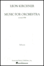 Music for Orchestra (1988 Revision): Full Score