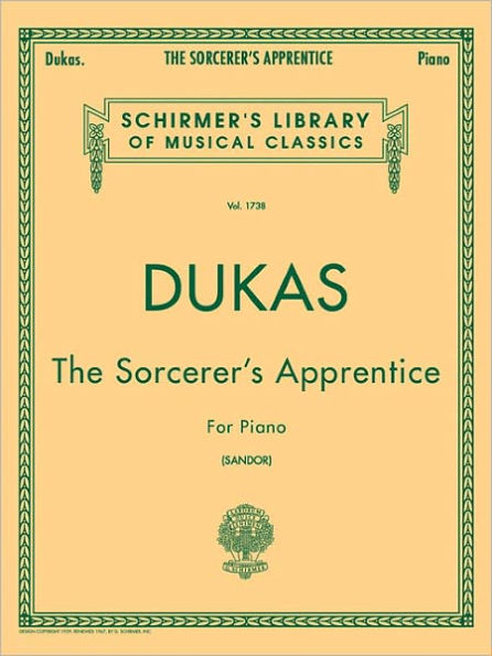 Sorcerer's Apprentice: Schirmer Library of Classics Volume 1738 Piano Solo