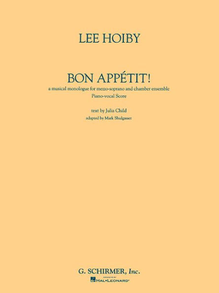 Bon Appetit: Mezzo-Soprano and Piano