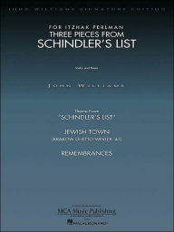 Title: Three Pieces from Schindler's List (Violin/Piano), Author: Itzhak Perlman