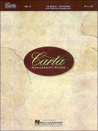 Title: Carta Manuscript Paper - Carta Standard Paper / Edition 1, Author: Hal Leonard Corp.