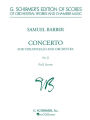 Cello Concerto, Op. 22: Study Score