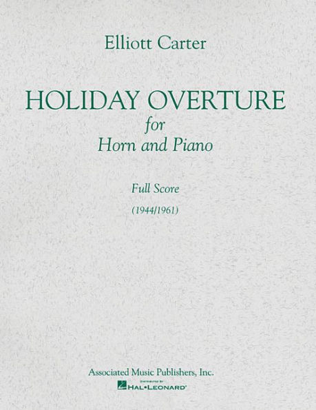 Holiday Overture (1944/1961): Full Score