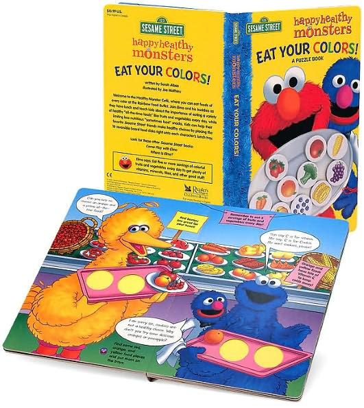 Eat Your Colors! A Puzzle Book (Sesame Street Series) by Sarah Albee