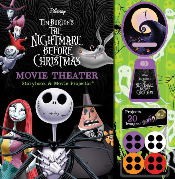 Disney: Tim Burton's The Nightmare Before Christmas Movie Theater Storybook & Movie Projector [Book]