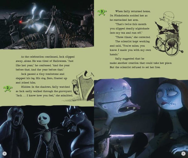 Disney: Tim Burton's The Nightmare Before Christmas Movie Theater Storybook & Movie Projector