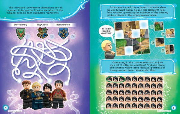 LEGO Harry Potter: Magical Defenders: Activity Book with 3 Minifigures and Accessories