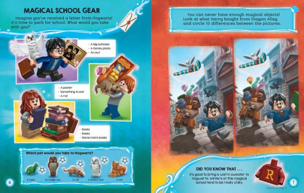 LEGO Harry Potter: Magical Defenders: Activity Book with 3 Minifigures and Accessories