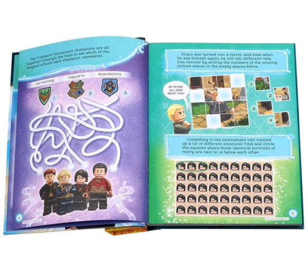 LEGO Harry Potter: Magical Defenders: Activity Book with 3 Minifigures and Accessories