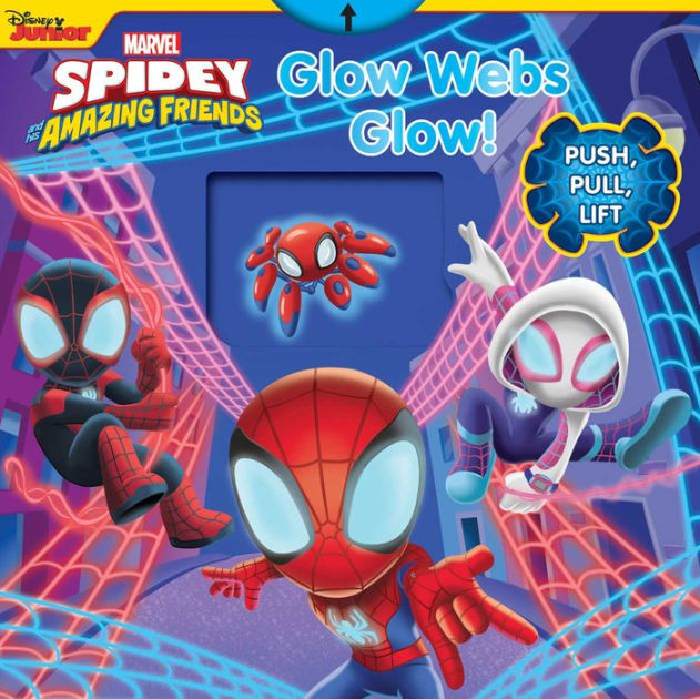Marvel Spidey and his Amazing Friends: Glow Webs Glow!|Board Book