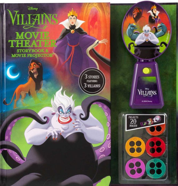 Disney Villains: Movie Theater Storybook & Movie Projector