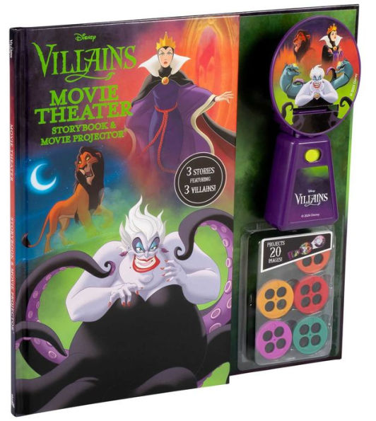 Disney Villains: Movie Theater Storybook & Movie Projector