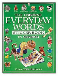 Everyday Words in Spanish Sticker Books