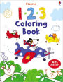123 Coloring Book with Stickers