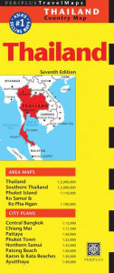 Title: Thailand Travel Map Seventh Edition, Author: Periplus Editors