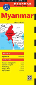 Title: Myanmar Travel Map Fourth Edition: (Burma Travel Map), Author: Periplus Editors