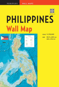 Title: Philippines Wall Map Second Edition: Scale: 1:1,750,000; Unfolds to 40 x 27.5 inches (101.5 x 70 cm), Author: Periplus Editors