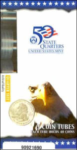 Official U.S. Mint Quarter Coin Tubes