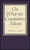On What the Constitution Means