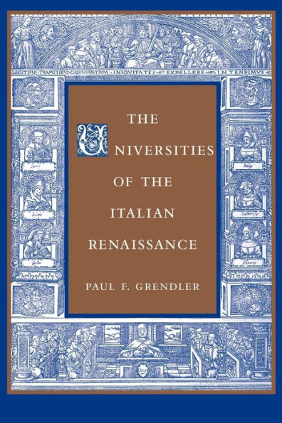 The Universities of the Italian Renaissance