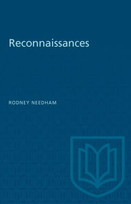 Title: Reconnaissances, Author: Rodney Needham