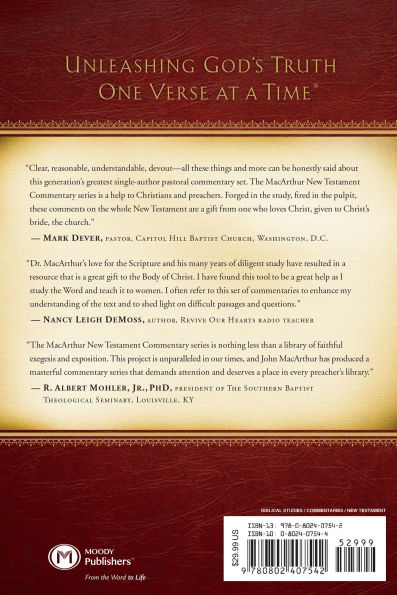 1 Corinthians MacArthur New Testament Commentary