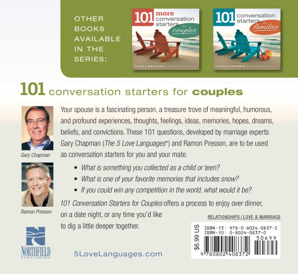 101 Conversation Starters for Couples