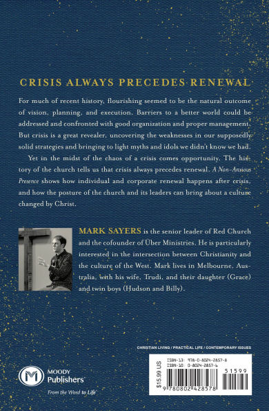 A Non-Anxious Presence: How a Changing and Complex World will Create a Remnant of Renewed Christian Leaders