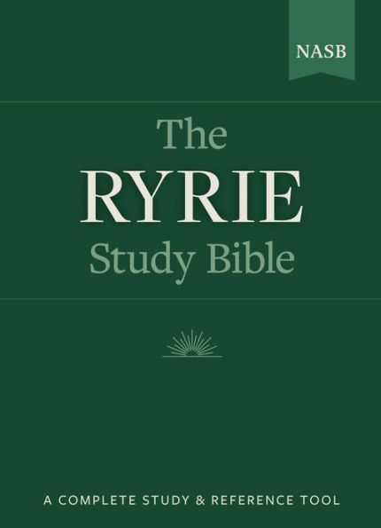 The Ryrie NAS Study Bible Genuine Leather Black Red Letter