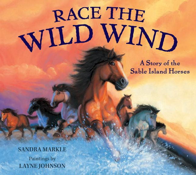 Race the Wild Wind A Story of the Sable Island Horses by Sandra Markle