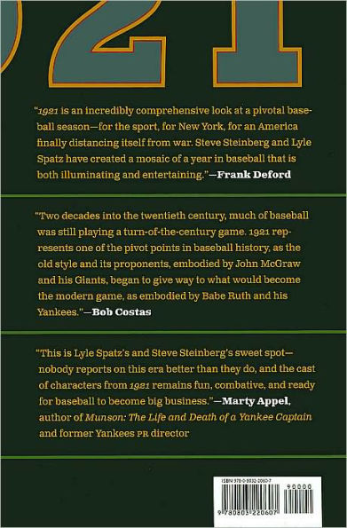 1921: The Yankees, the Giants, and the Battle for Baseball Supremacy in New York
