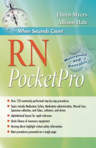 Title: RN PocketPro: Clinical Procedure Guide / Edition 1, Author: Ehren Myers RN