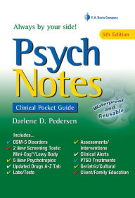 Title: PsychNotes: Clinical Pocket Guide / Edition 5, Author: Darlene D. Pedersen MSN