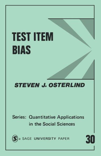 Test Item Bias / Edition 1