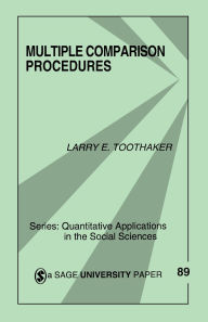 Title: Multiple Comparison Procedures / Edition 1, Author: Larry  E. Toothaker