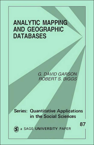 Analytic Mapping and Geographic Databases / Edition 1