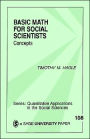 Basic Math for Social Scientists: Concepts
