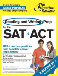 Reading and Writing Prep for the SAT & ACT: 2 Books in 1