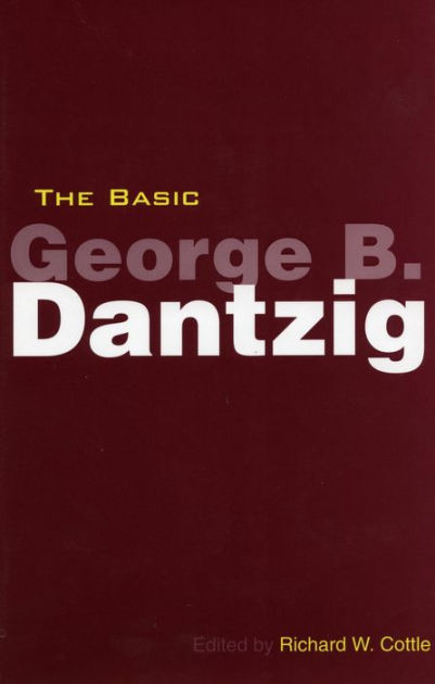 The Basic George B. Dantzig By Richard Cottle, Hardcover | Barnes & Noble®