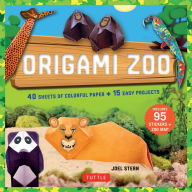 Title: Origami Zoo Kit: Make a Complete Zoo of Origami Animals!: Kit with Origami Book, 15 Projects, 40 Origami Papers, 95 Stickers & Fold-Out Zoo Map, Author: Joel Stern