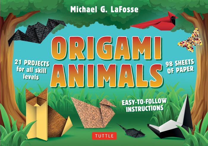 Origami Animal Boxes Kit: Cute Paper Models with Secret Compartments! (14 Animal Origami Models + 48 Folding Sheets)