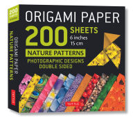 Title: Origami Paper 200 sheets Nature Patterns 6 (15 cm): Tuttle Origami Paper: Double Sided Origami Sheets Printed with 12 Different Designs (Instructions for 6 Projects Included), Author: Tuttle Publishing